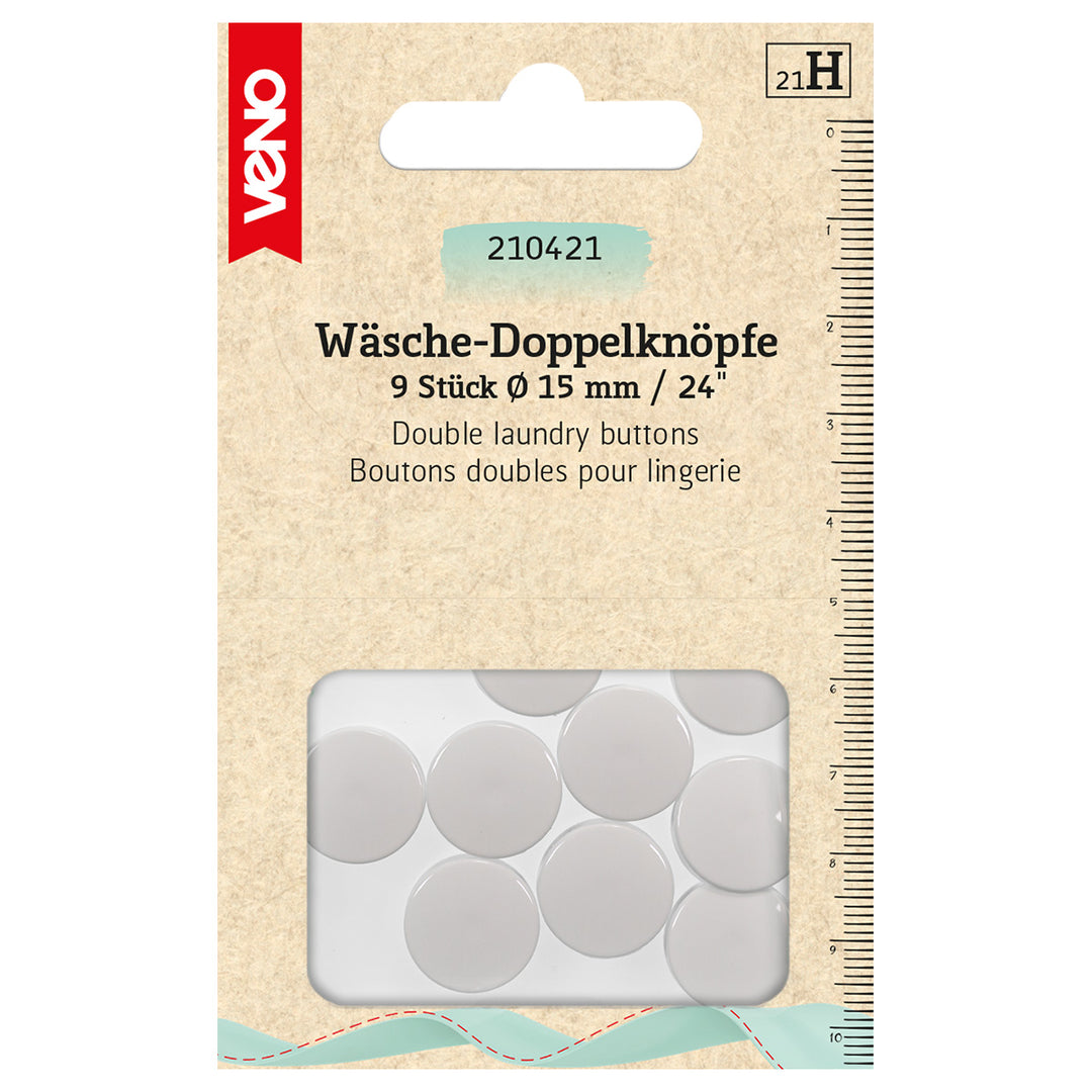 Laundry Double Buttons Assorted Sizes