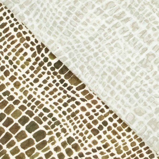 Viskose Jaquard - snake skin