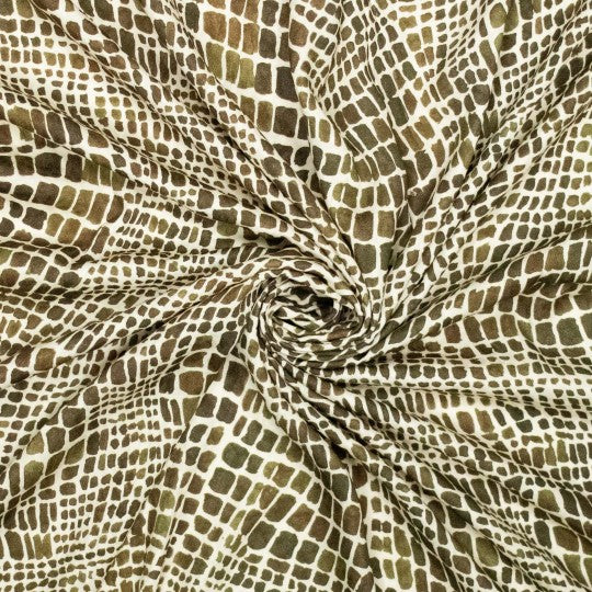 Viskose Jaquard - snake skin