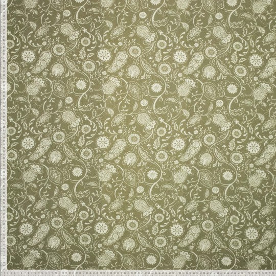 Viscose - paisley flower