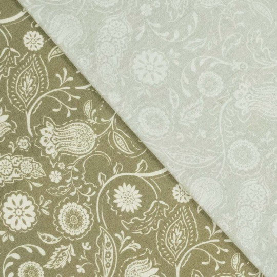 Viscose - paisley flower