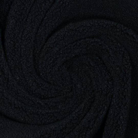 Teddy -  mit Fleeceabseite Schwarz
