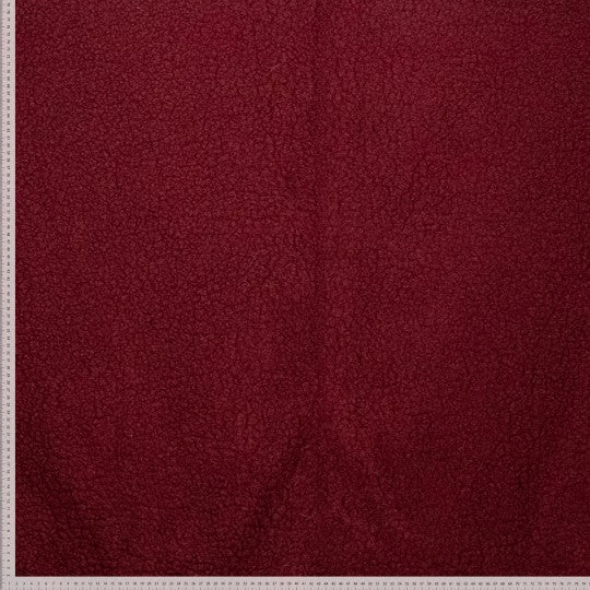 Teddy -  mit Fleeceabseite Burgundy