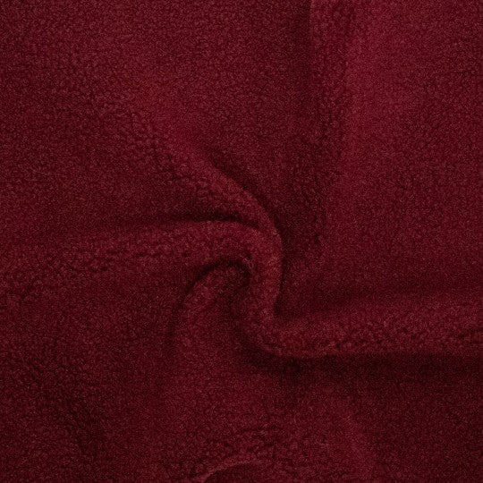 Teddy -  mit Fleeceabseite Burgundy