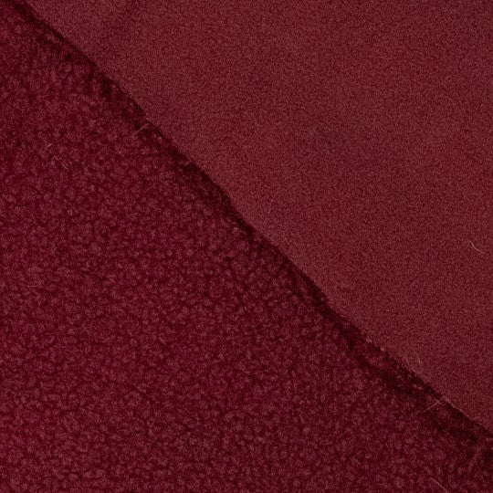 Teddy -  mit Fleeceabseite Burgundy