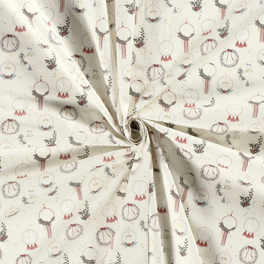 Baumwolle -  Deko Weihnachten