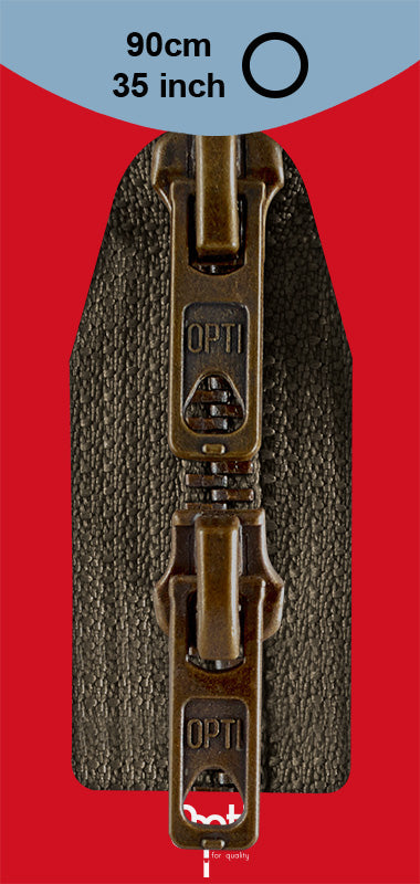 Opti Two-Way Separating Metal Zipper Col.0004
