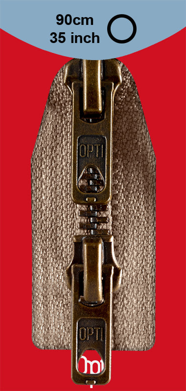 Opti Two-Way Separating Metal Zipper Col.0004