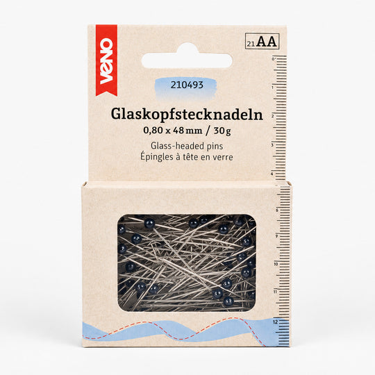 Veno Glass Head Pins 20g