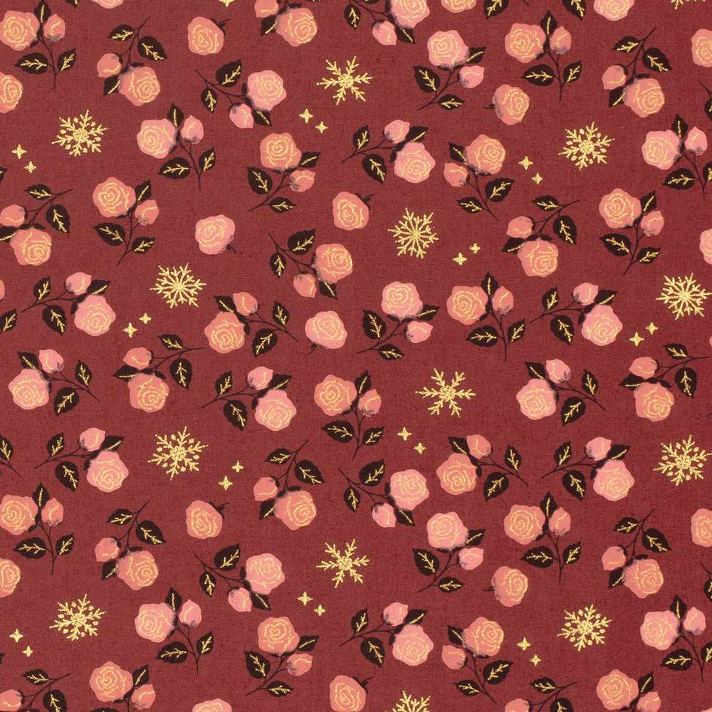 Baumwolle - Schneeflocke Rose