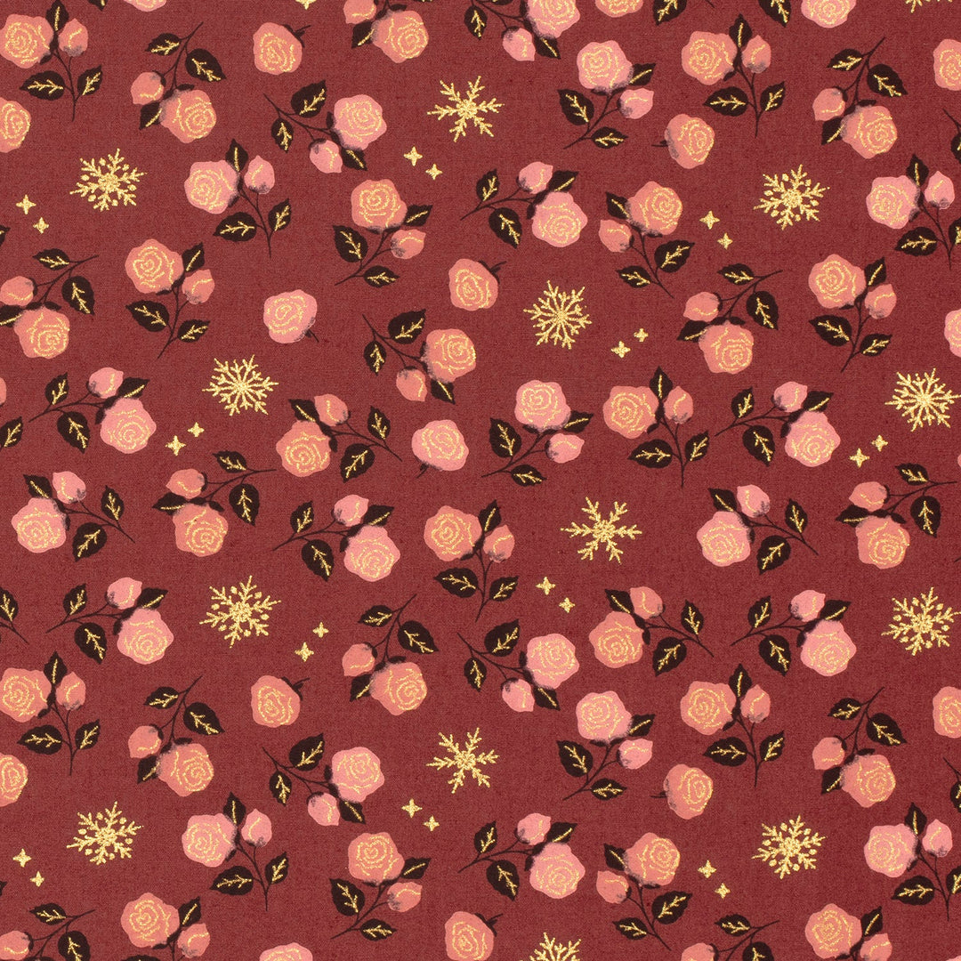 Baumwolle - Schneeflocke Rose