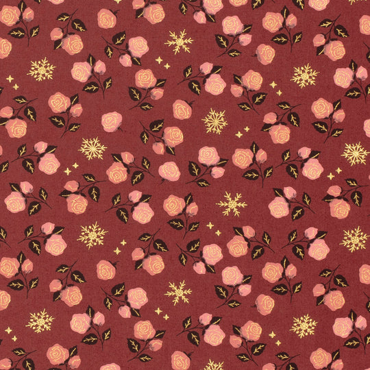 Baumwolle - Schneeflocke Rose