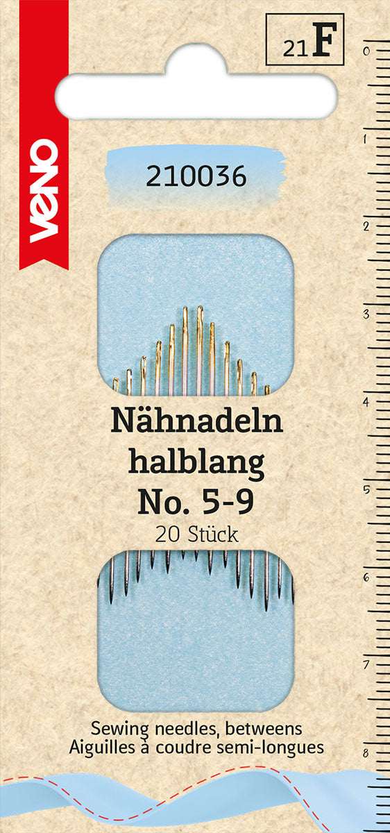 Veno Half-Long Sewing Needles No.5-9