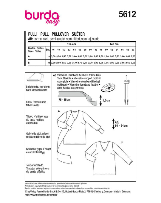 Burda Sewing Pattern 8100