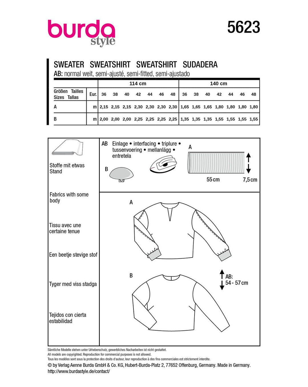 Burda Sewing Pattern 8100