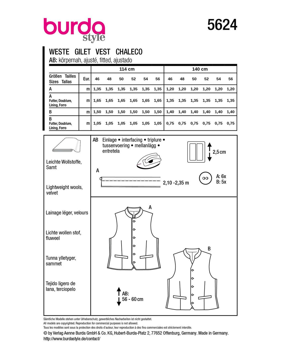 Burda Sewing Pattern 8100