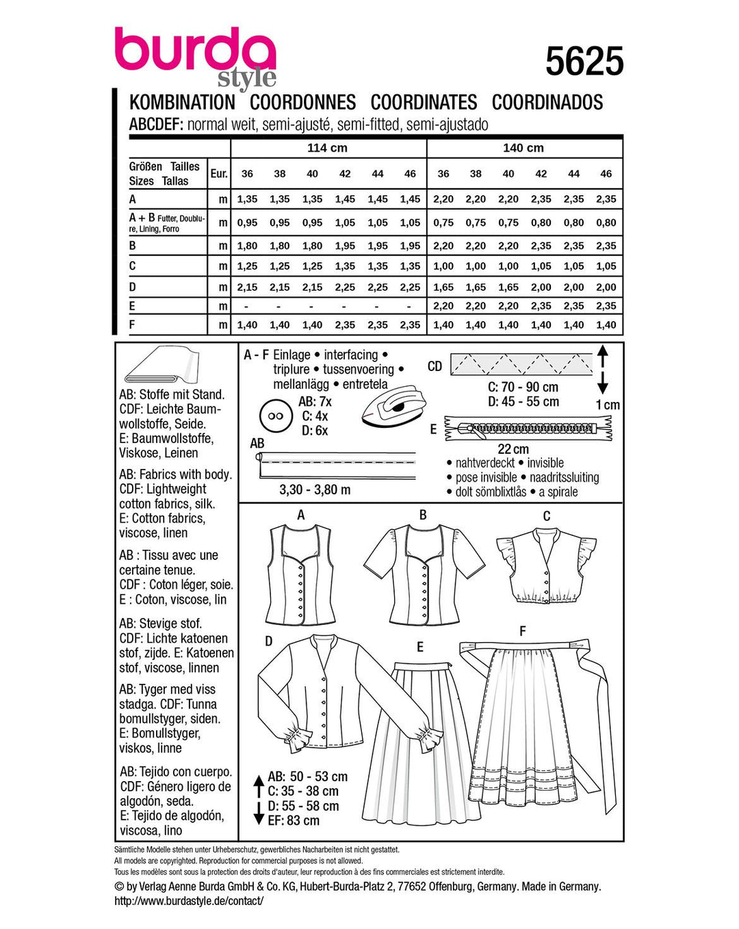 Burda Sewing Pattern 8100