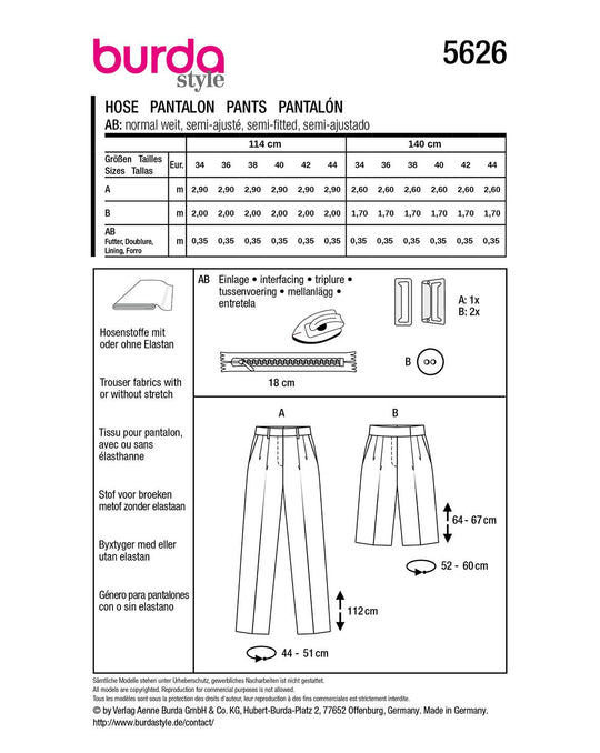 Burda Sewing Pattern 8100