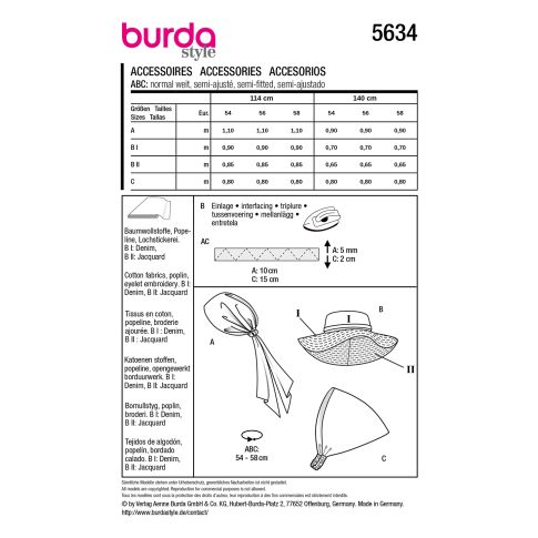 Burda Sewing Pattern 5634