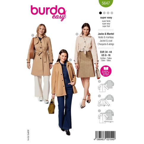 Burda sewing pattern 5647