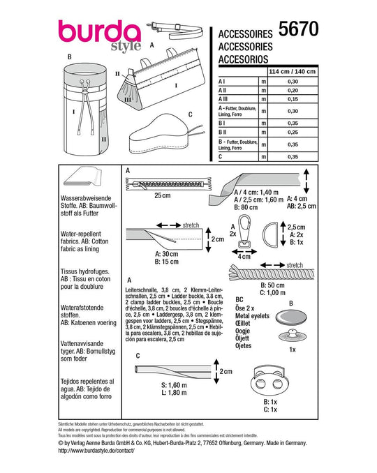 Burda Sewing Pattern 5670