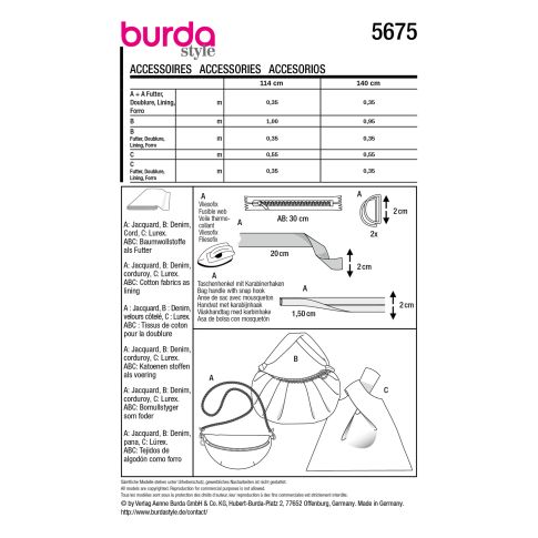 Burda Sewing Pattern 5675