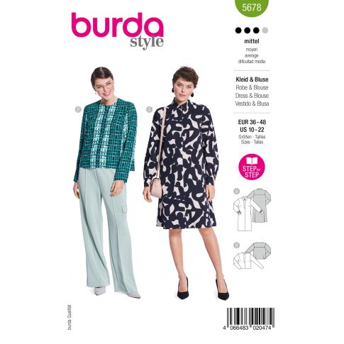 Burda sewing pattern 5678