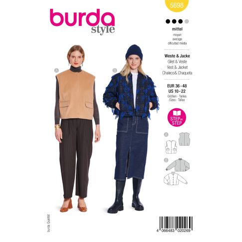 Burda Schnittmuster 5698