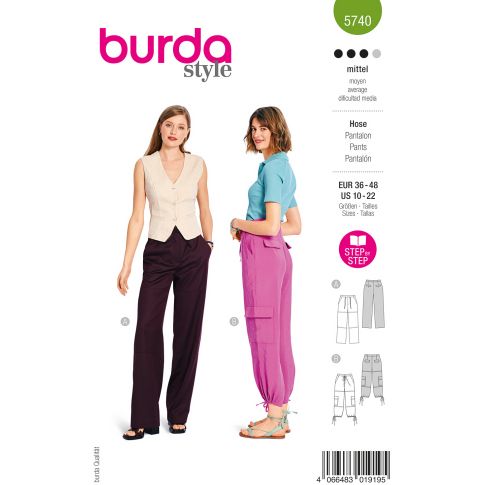 Burda sewing pattern 5740