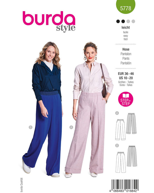 Burda Schnittmuster 5778