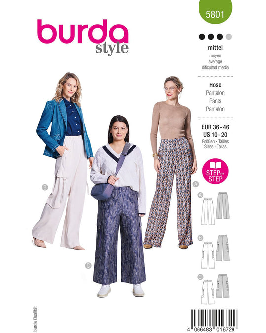 Burda Schnittmuster 5801