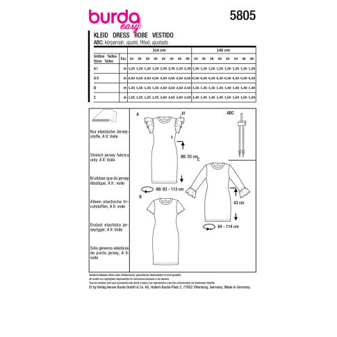 Burda Schnittmuster 5815