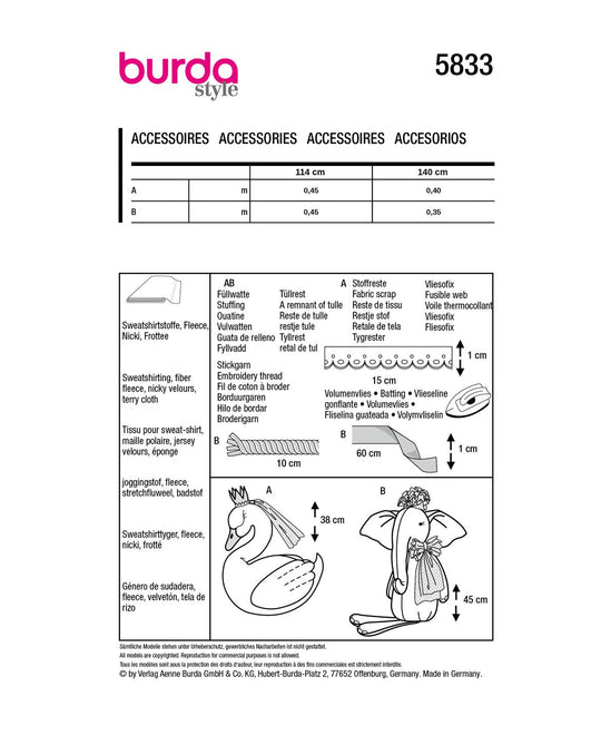 Burda Schnittmuster 5833