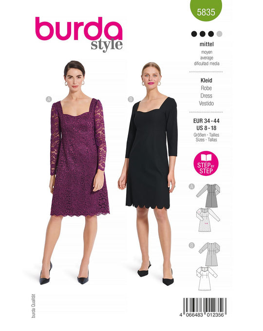 Burda Schnittmuster 5835