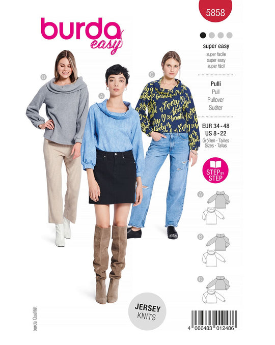 Burda Schnittmuster 5858