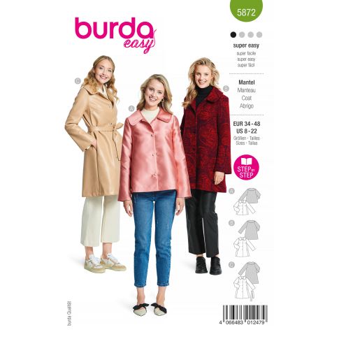 Burda Schnittmuster 5872