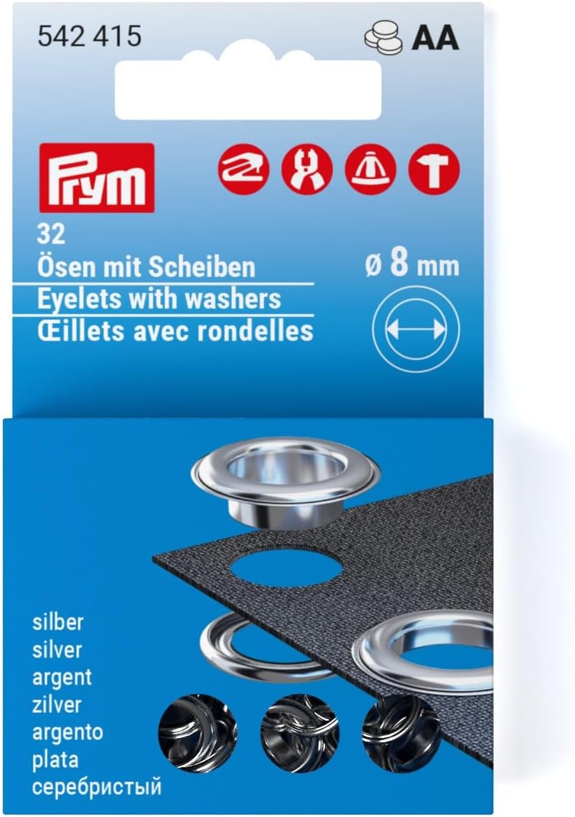 Nachfüllset Ösen mit Scheiben verschiedene Größen