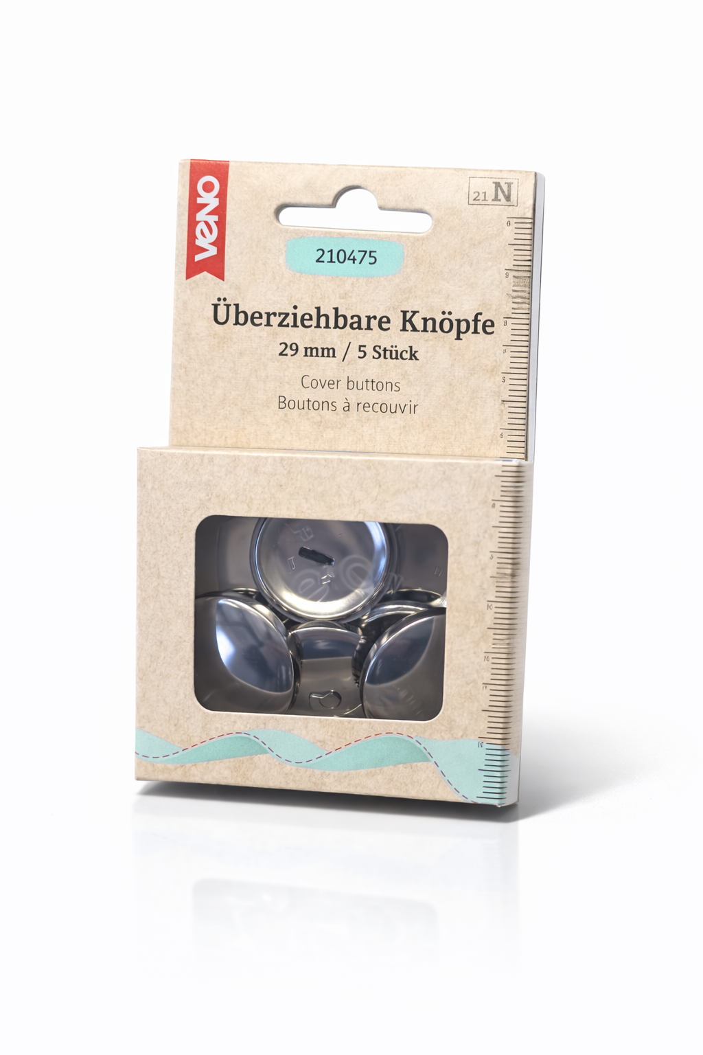 Überziehbare Knöpfe