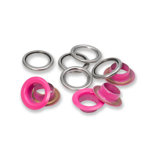 Ösen mit Scheiben 14mm Bunt