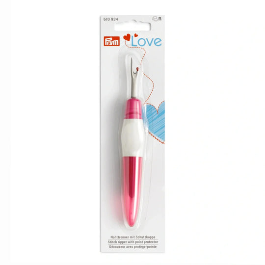 Large seam ripper with protective cap Prym Love