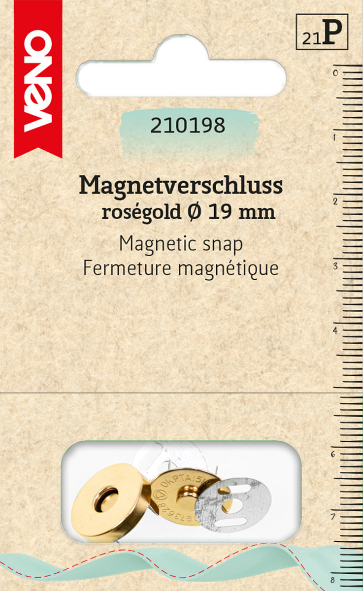 Veno Magnet-Verschluss 19mm