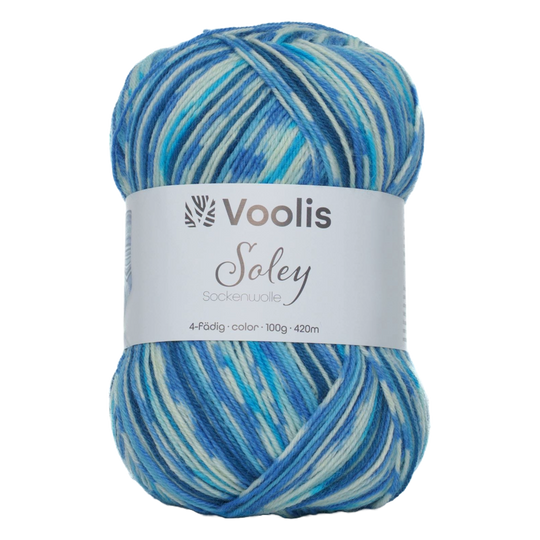 Voolis Sockenwolle 4-fädig Color 100g