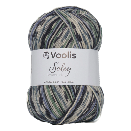 Voolis Sockenwolle 4-fädig Color 100g