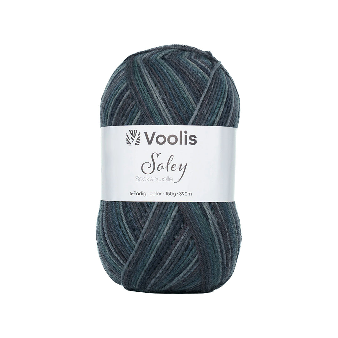 Voolis Sockenwolle 6-fädig Color 150g