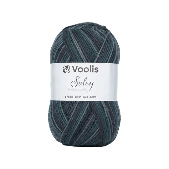 Voolis Sockenwolle 6-fädig Color 150g