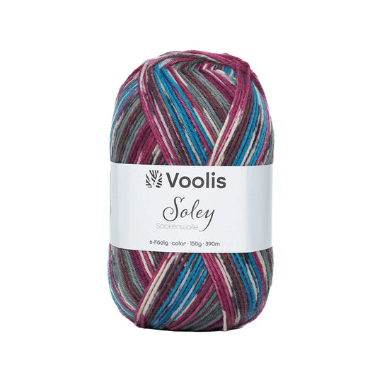 Voolis Sockenwolle 6-fädig Color 150g