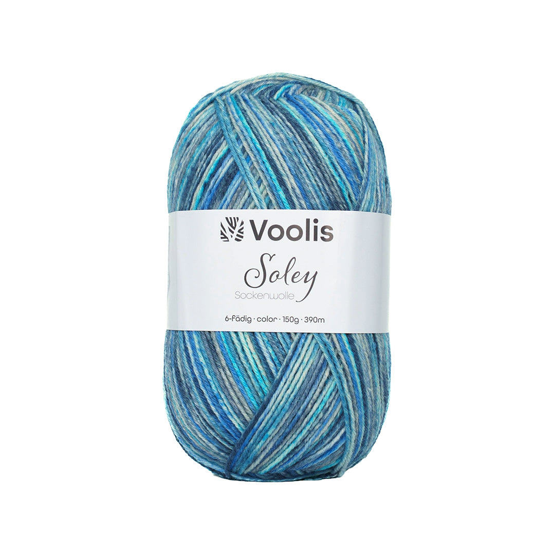 Voolis Sockenwolle 6-fädig Color 150g
