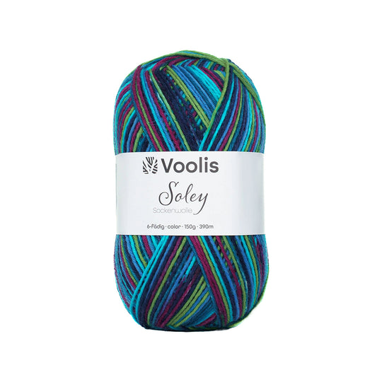 Voolis Sockenwolle 6-fädig Color 150g