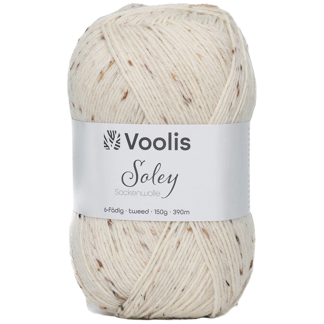 Voolis Sockenwolle 6-fädig Tweed 150g
