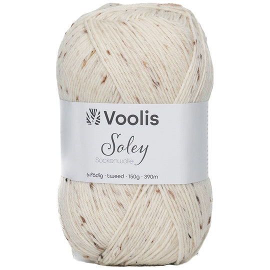Voolis Sockenwolle 6-fädig Tweed 150g